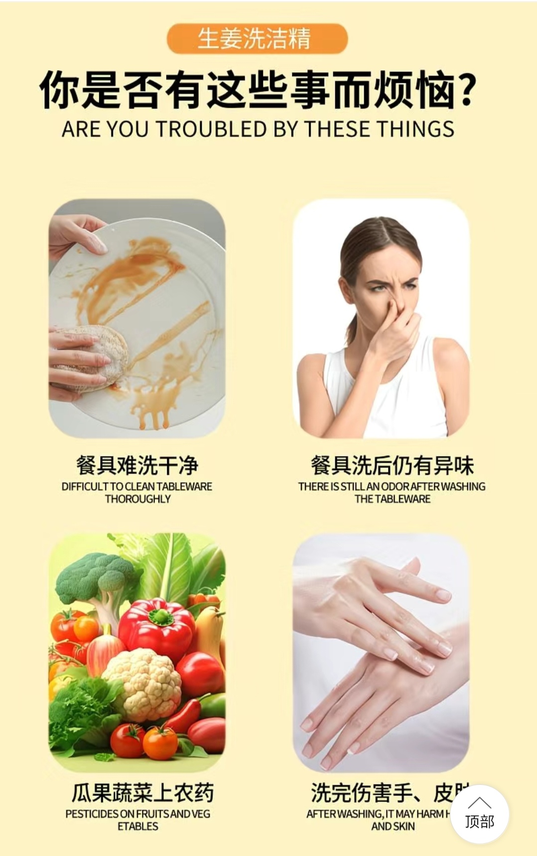 SS002: 5kg GINGER Dishwashing Liquid 生姜洗洁精