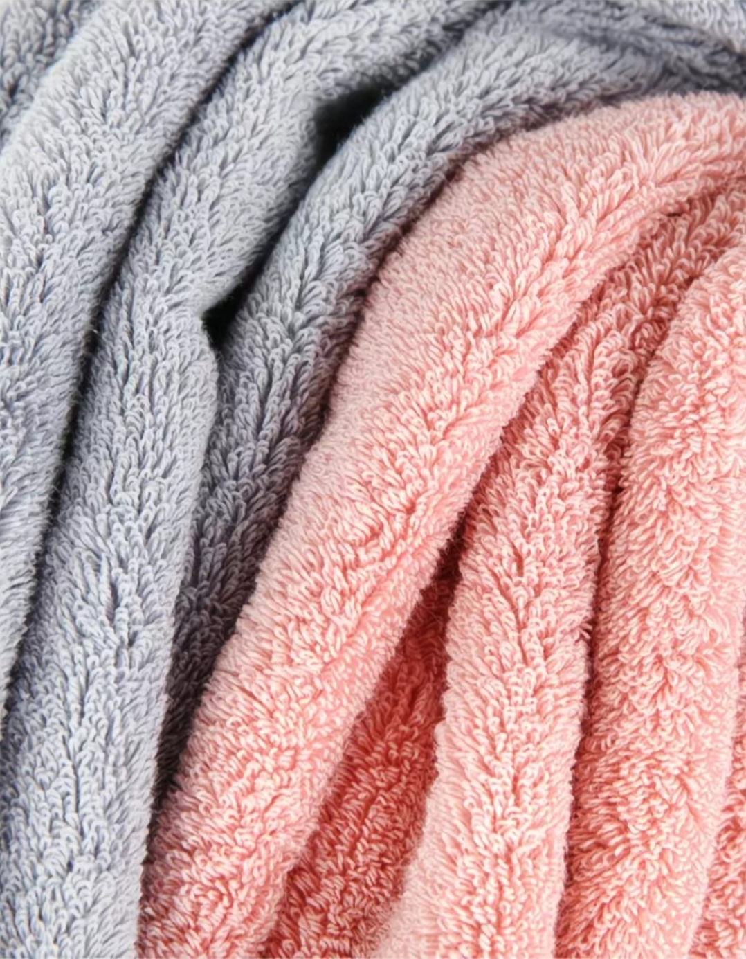 SS013: 【BEST SWEET】100%纯棉大浴巾 2 条装 (140x70cm) 100% Pure Cotton Bath Towels – Set of 2  (140x70cm )